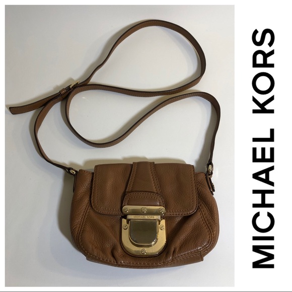 Michael Kors Bags Michael Kors Brown Small Leather Crossbody 58